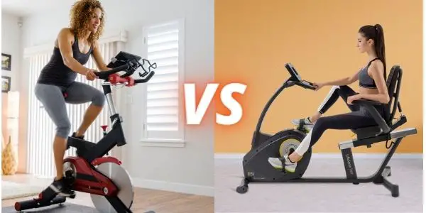 spin bike vs recumbent bike