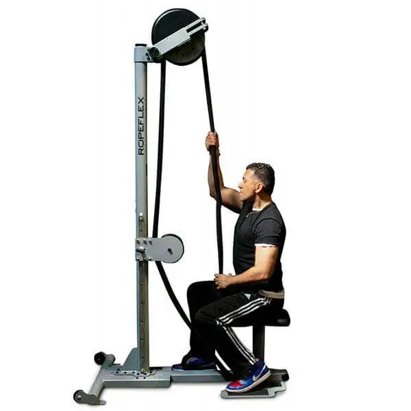 rope pull machine for back muscles