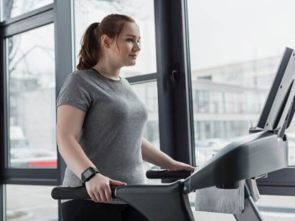 walking on a treadmill for weight loss