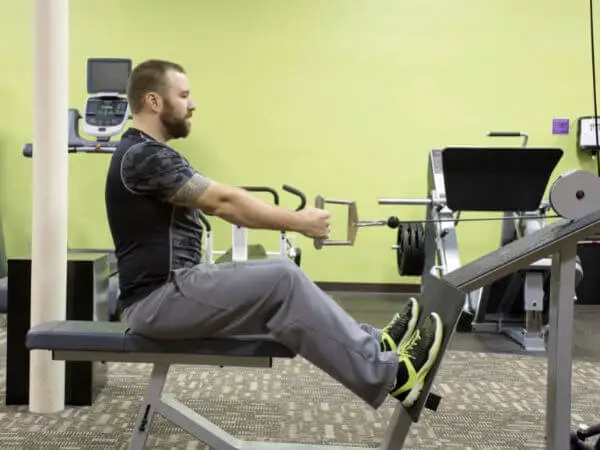 seated row machine for working out your arms