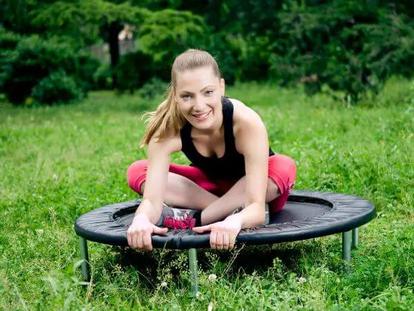 losing weight on a mini trampoline