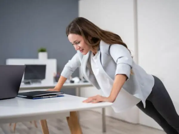 you can do push-ups in the office