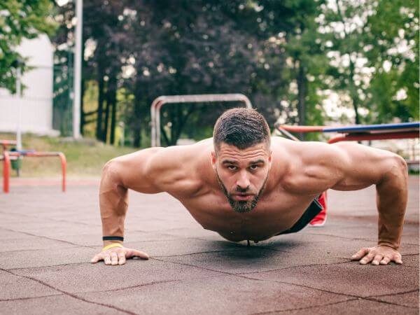 push-ups for biceps